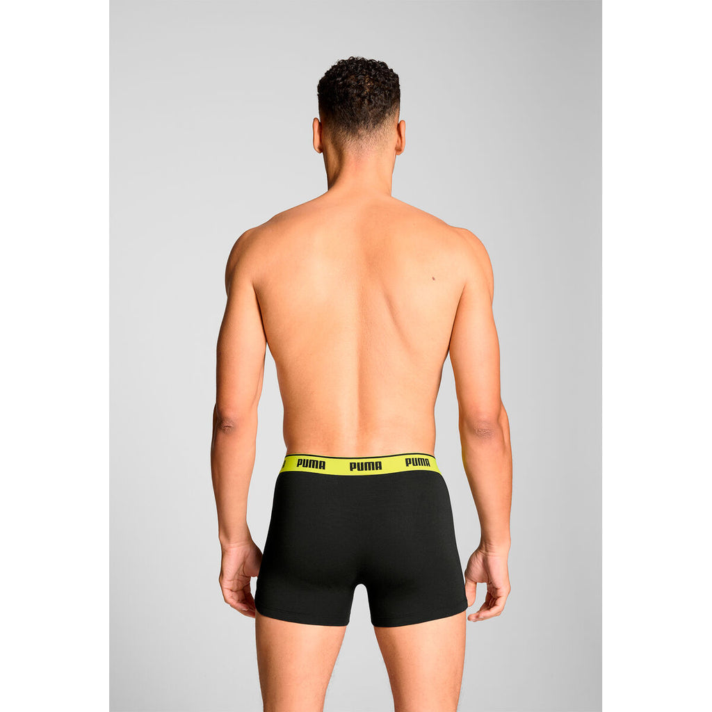Men's Boxer Shorts Puma 701234187 006 Black 3 Units-2