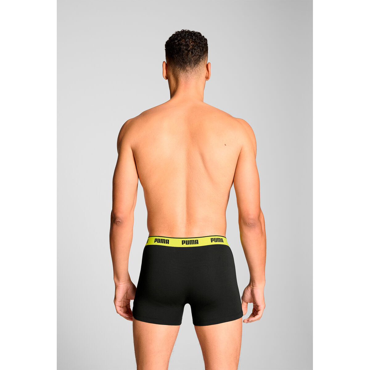 Men's Boxer Shorts Puma 701234187 006 Black 3 Units-2