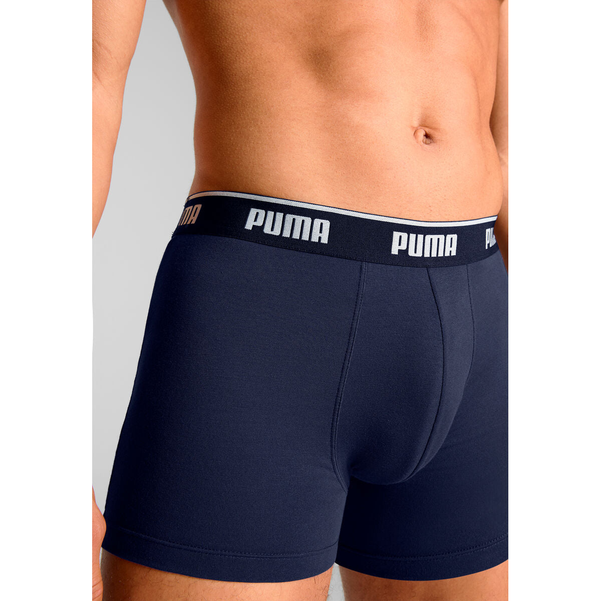 Men's Boxer Shorts Puma 701234187 005 Grey 3 Units-2