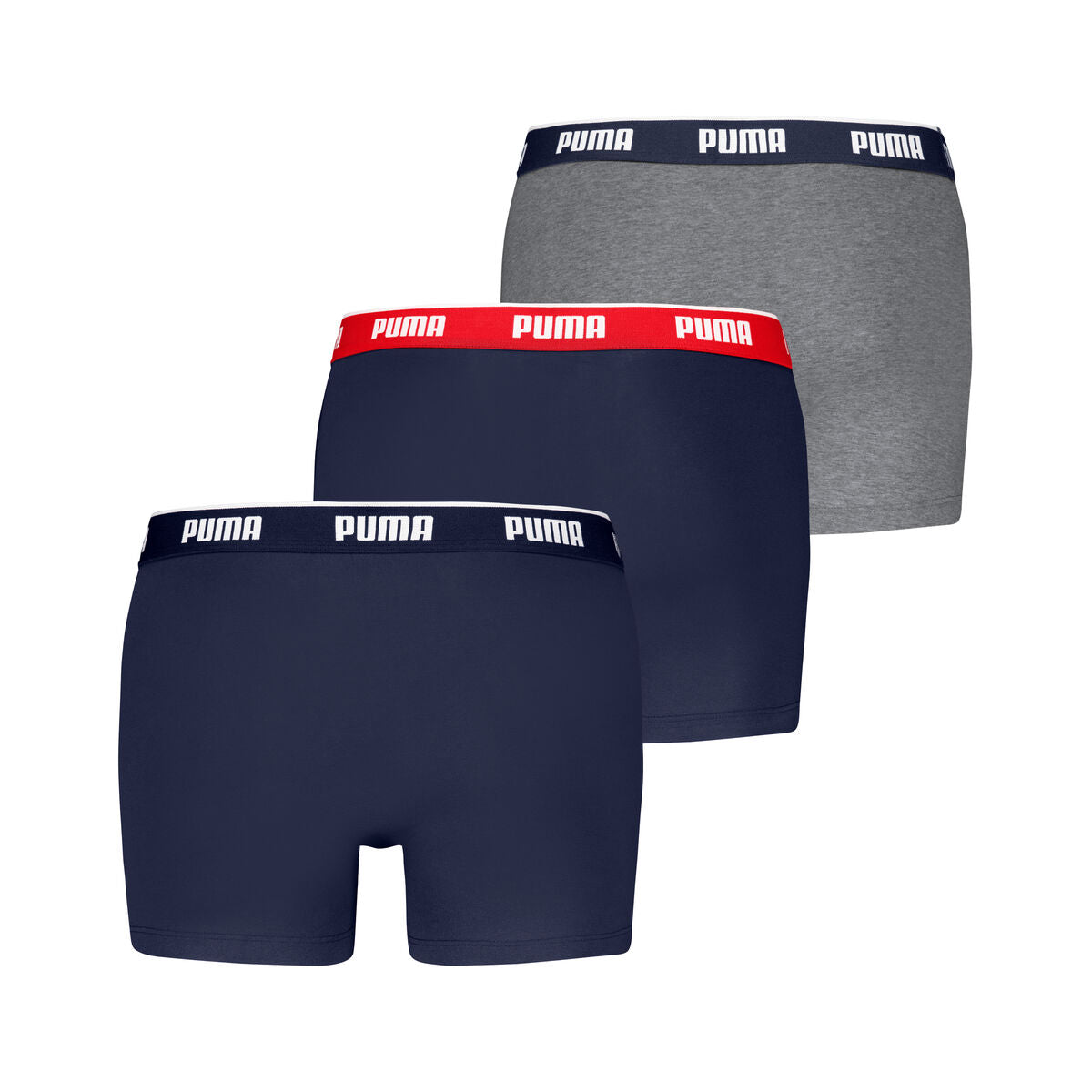 Men's Boxer Shorts Puma 701234187 005 Grey 3 Units-1