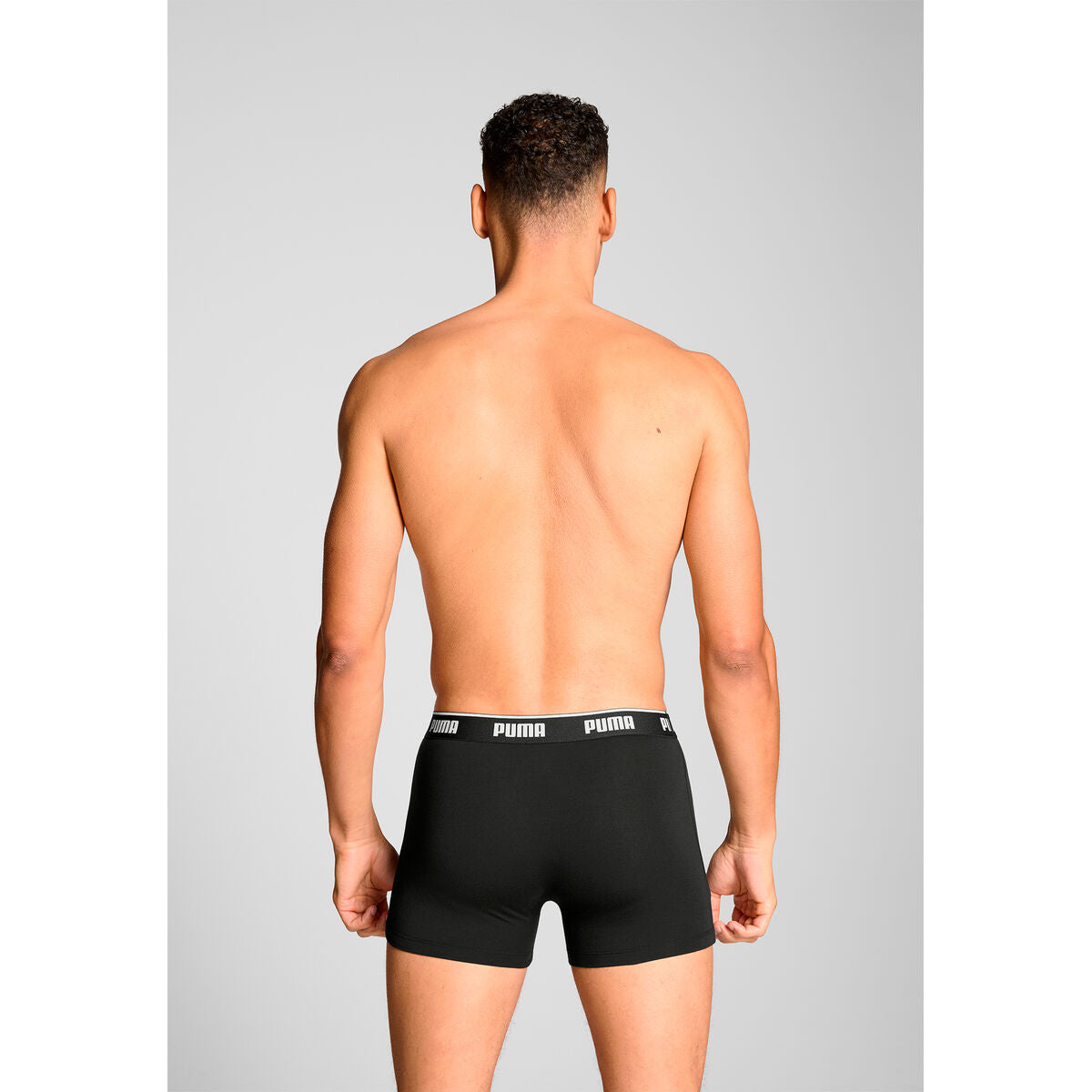 Men's Boxer Shorts Puma 701234187 001 Black 3 Units-2