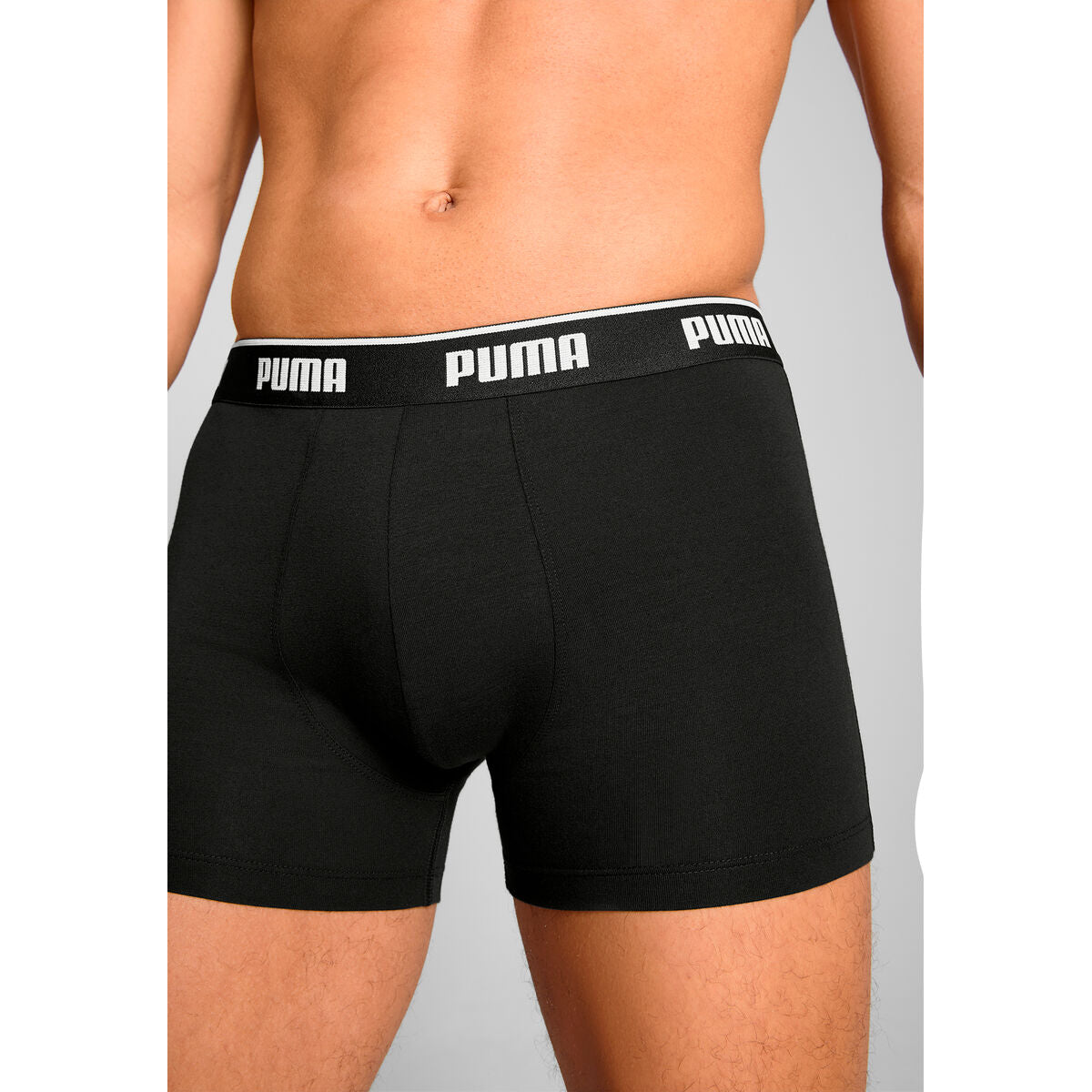 Men's Boxer Shorts Puma 701234187 001 Black 3 Units-1