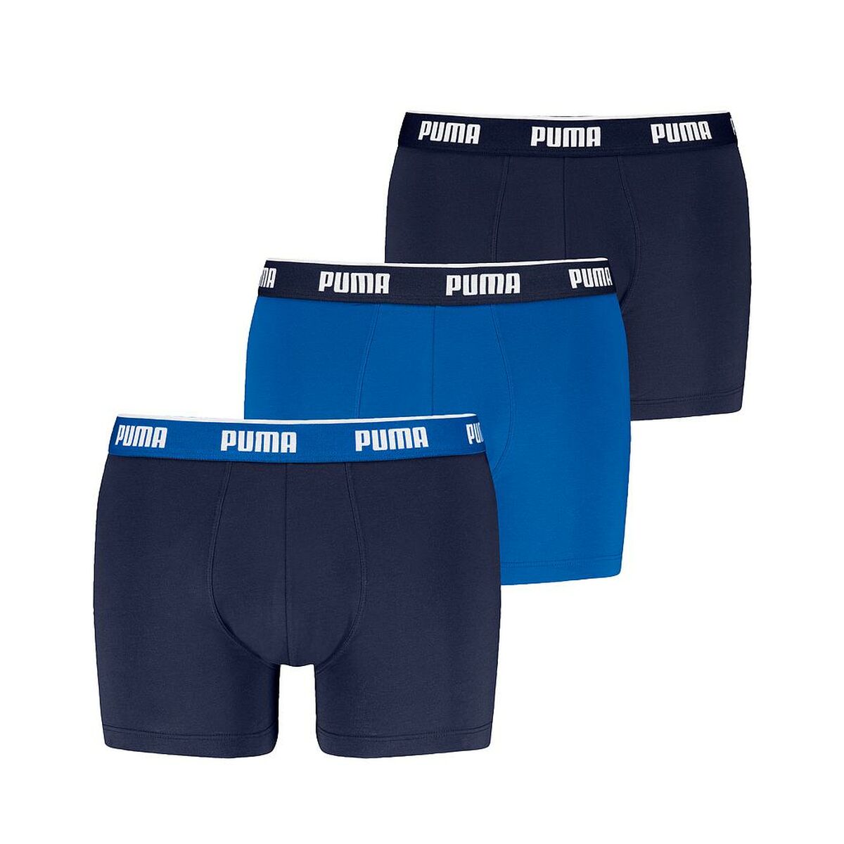 Men's Boxer Shorts Puma 701234187 004 Blue 3 Units-0