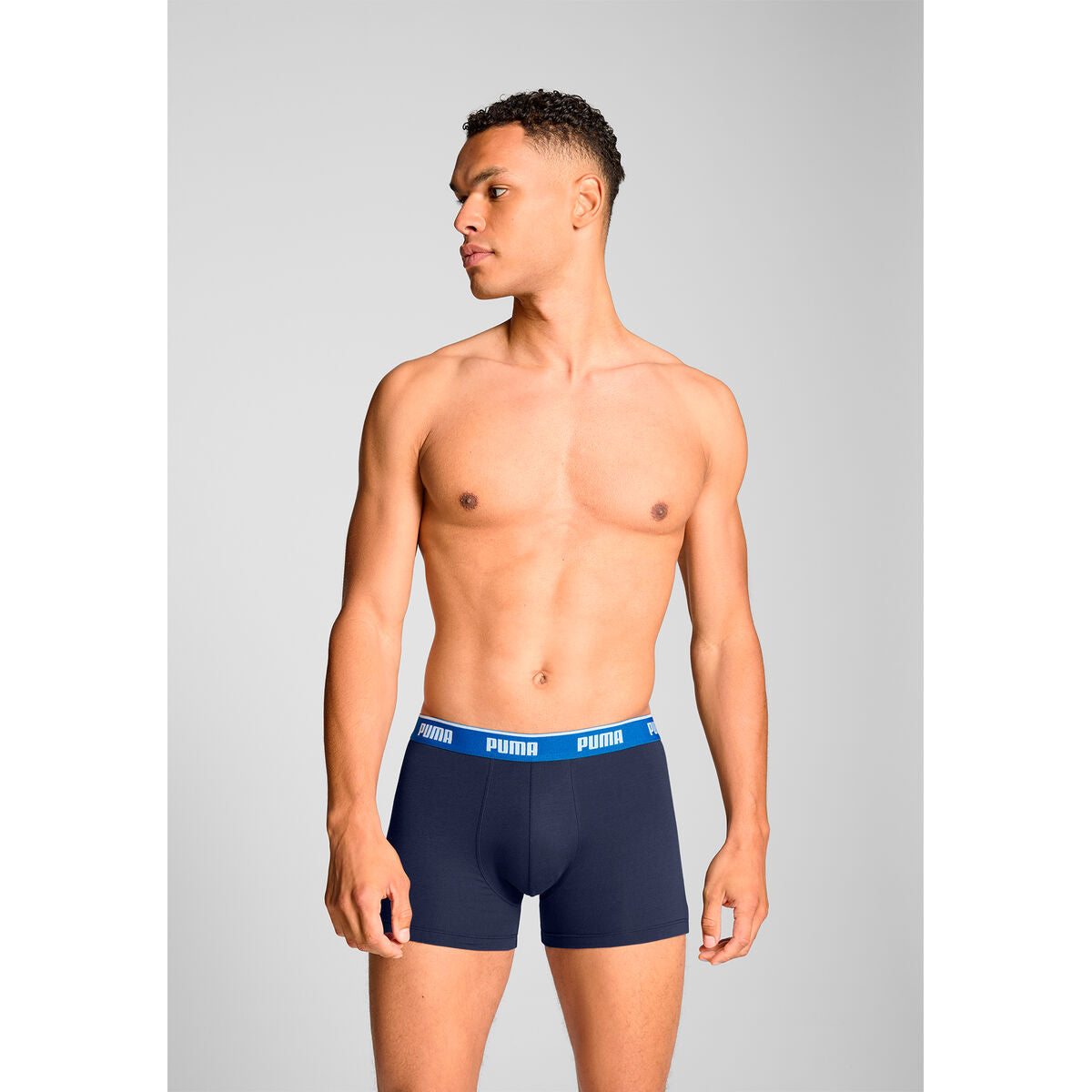 Men's Boxer Shorts Puma 701234187 004 Blue 3 Units-4