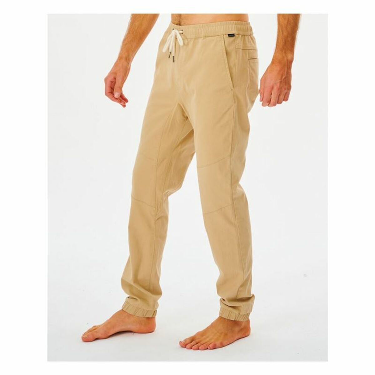 Trousers Rip Curl Re Entry Jogger Beige-2
