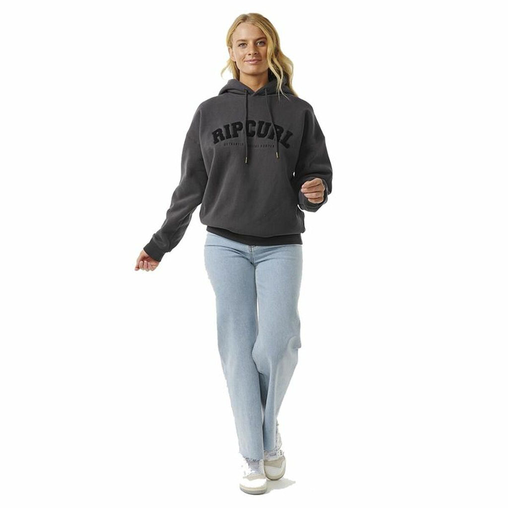 Women’s Hoodie Rip Curl Varsity Black-0