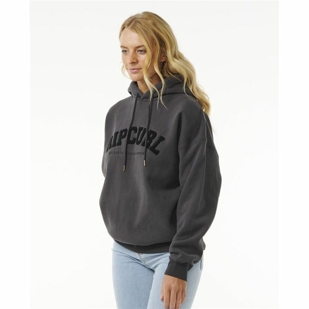 Women’s Hoodie Rip Curl Varsity Black-4