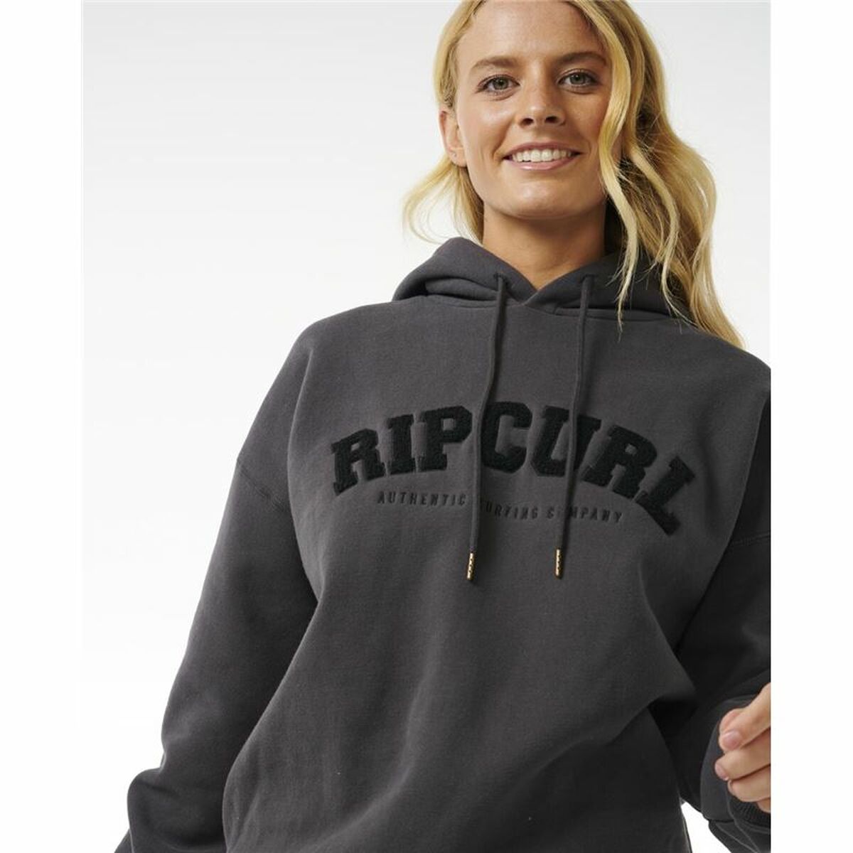 Women’s Hoodie Rip Curl Varsity Black-3