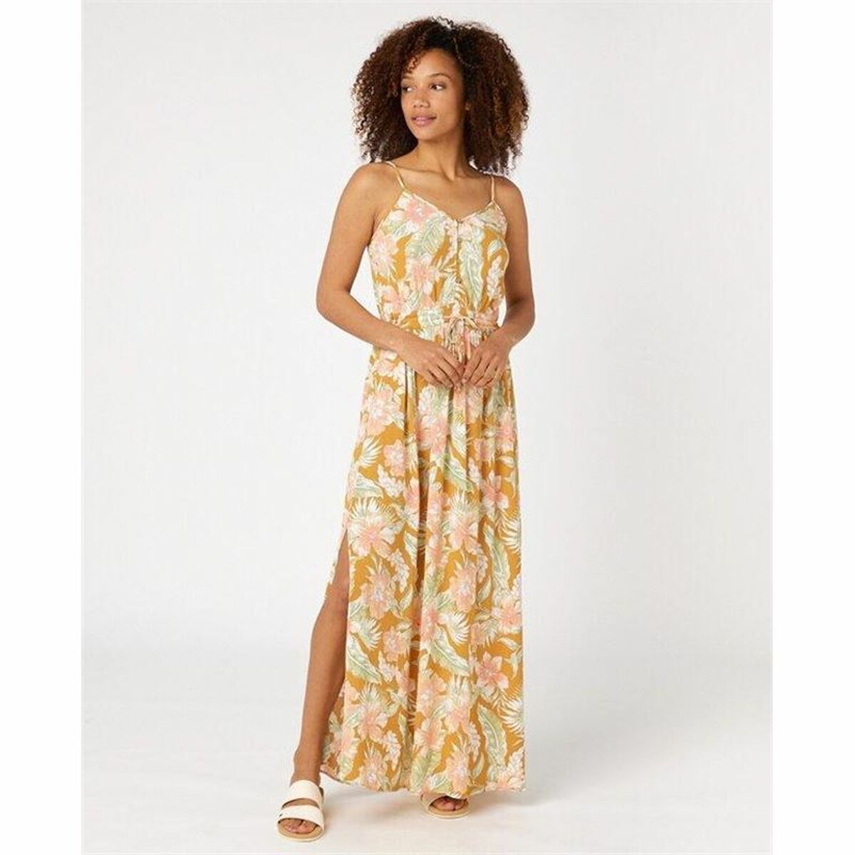 Dress Rip Curl Always Summer Yellow Coral-4