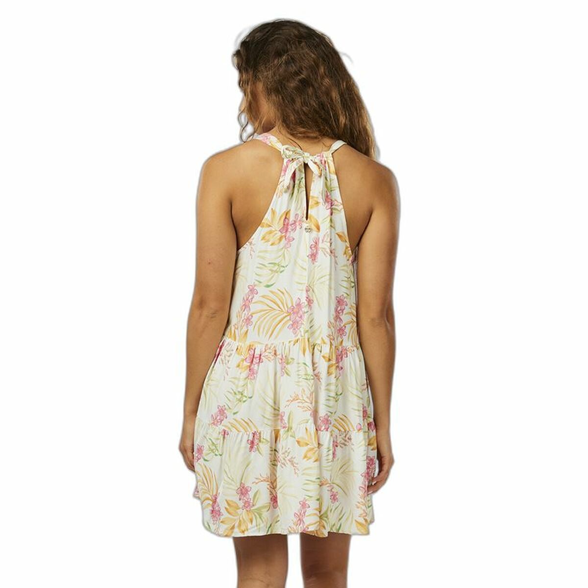 Dress Rip Curl Sun Dance Up White Tropical-4