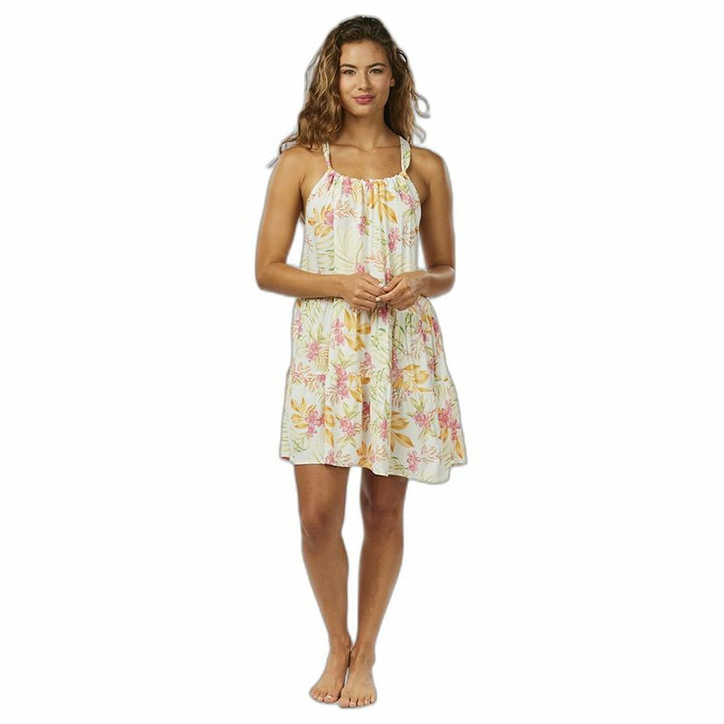 Dress Rip Curl Sun Dance Up White Tropical-3