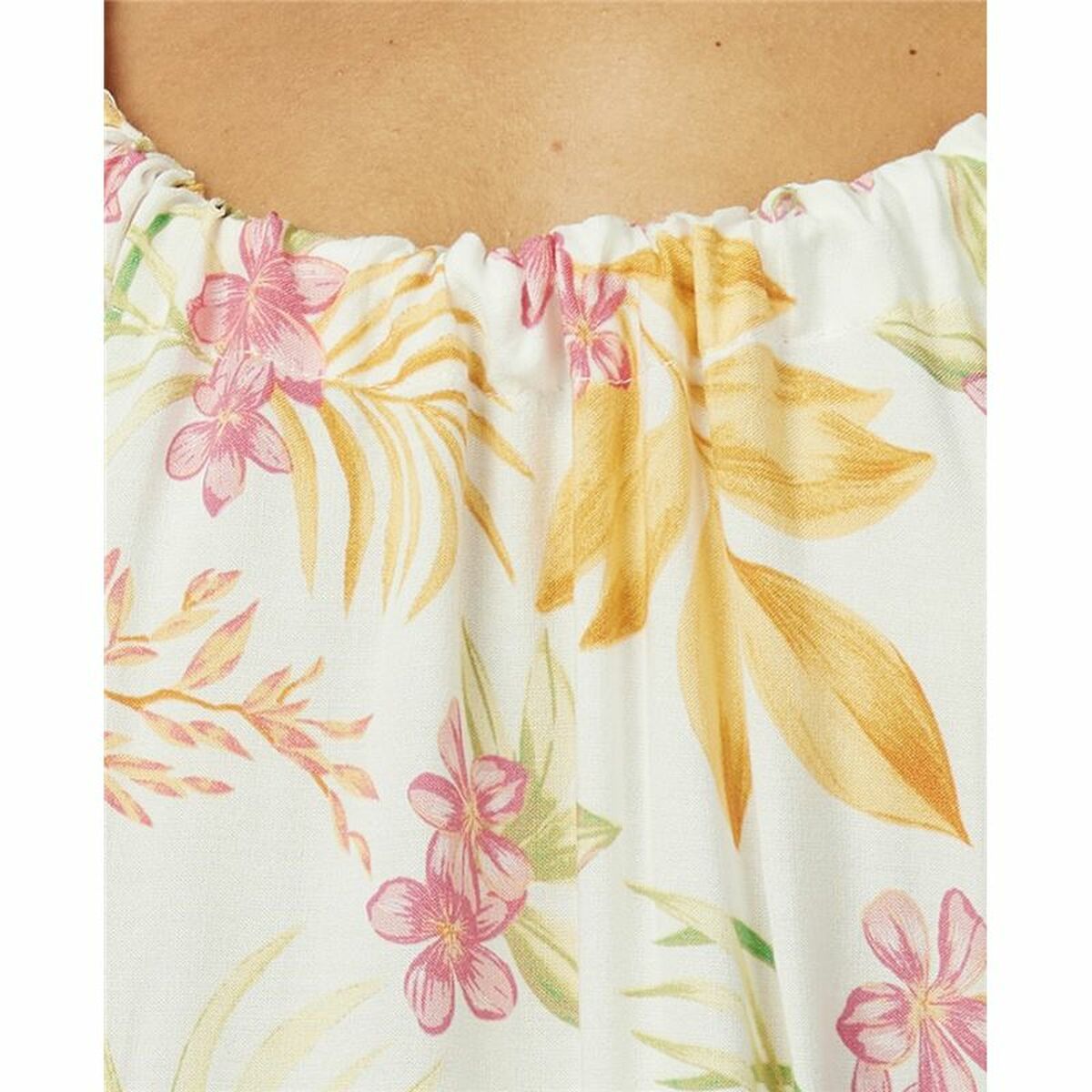 Dress Rip Curl Sun Dance Up White Tropical-1