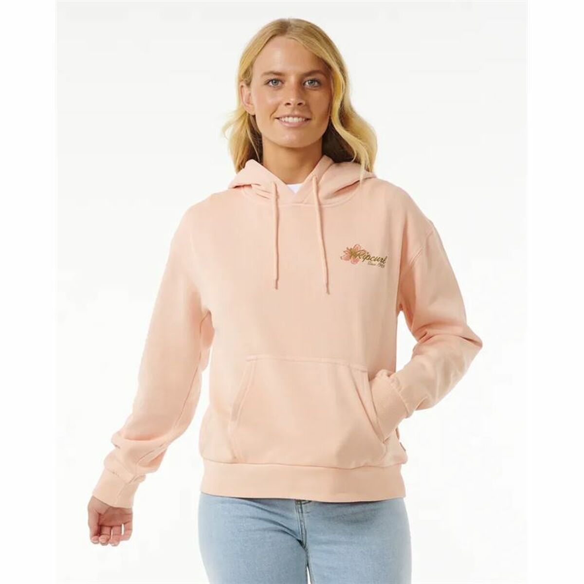 Women’s Hoodie Rip Curl Wild Bloom Yellow-3
