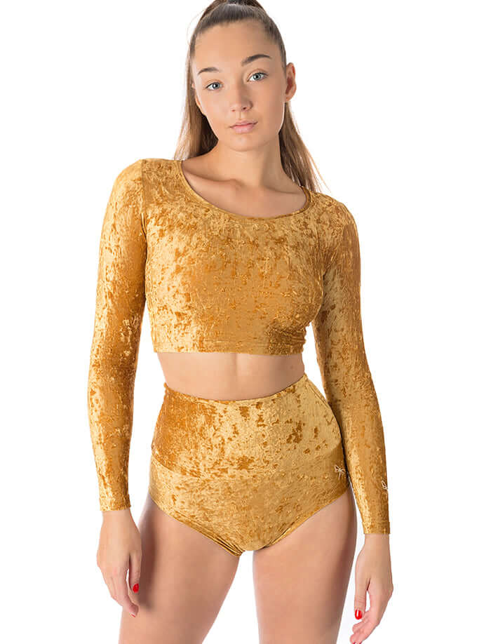 Velvet crop top Pavi-10
