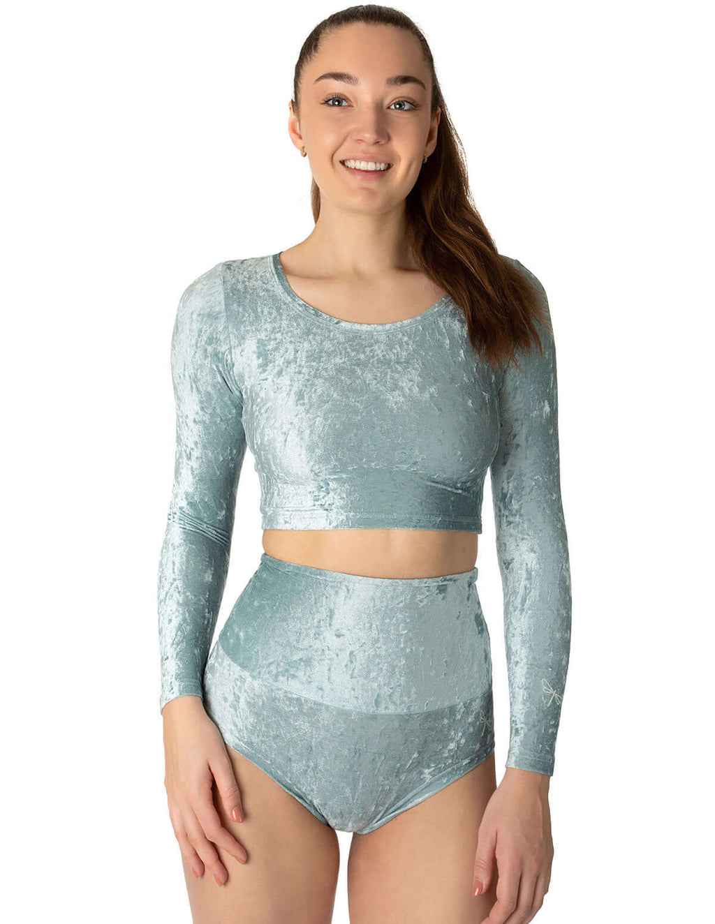 Velvet crop top Pavi-6