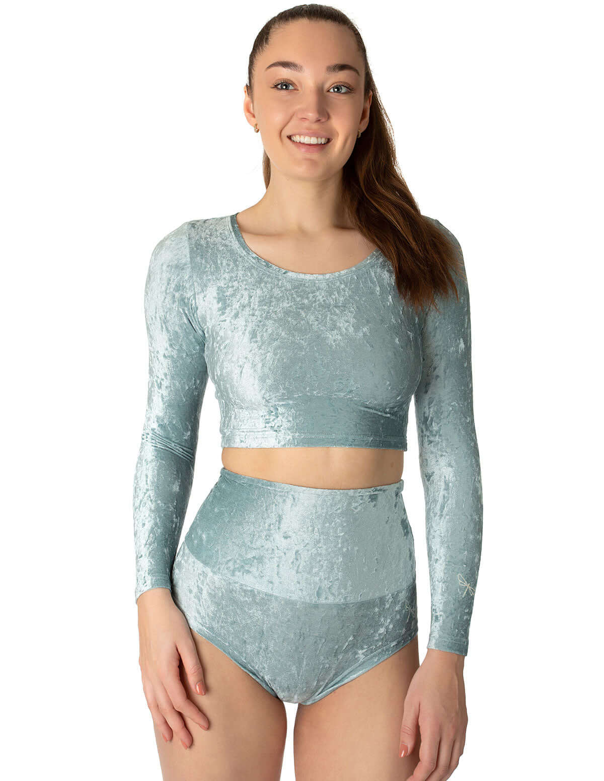 Velvet crop top Pavi-6