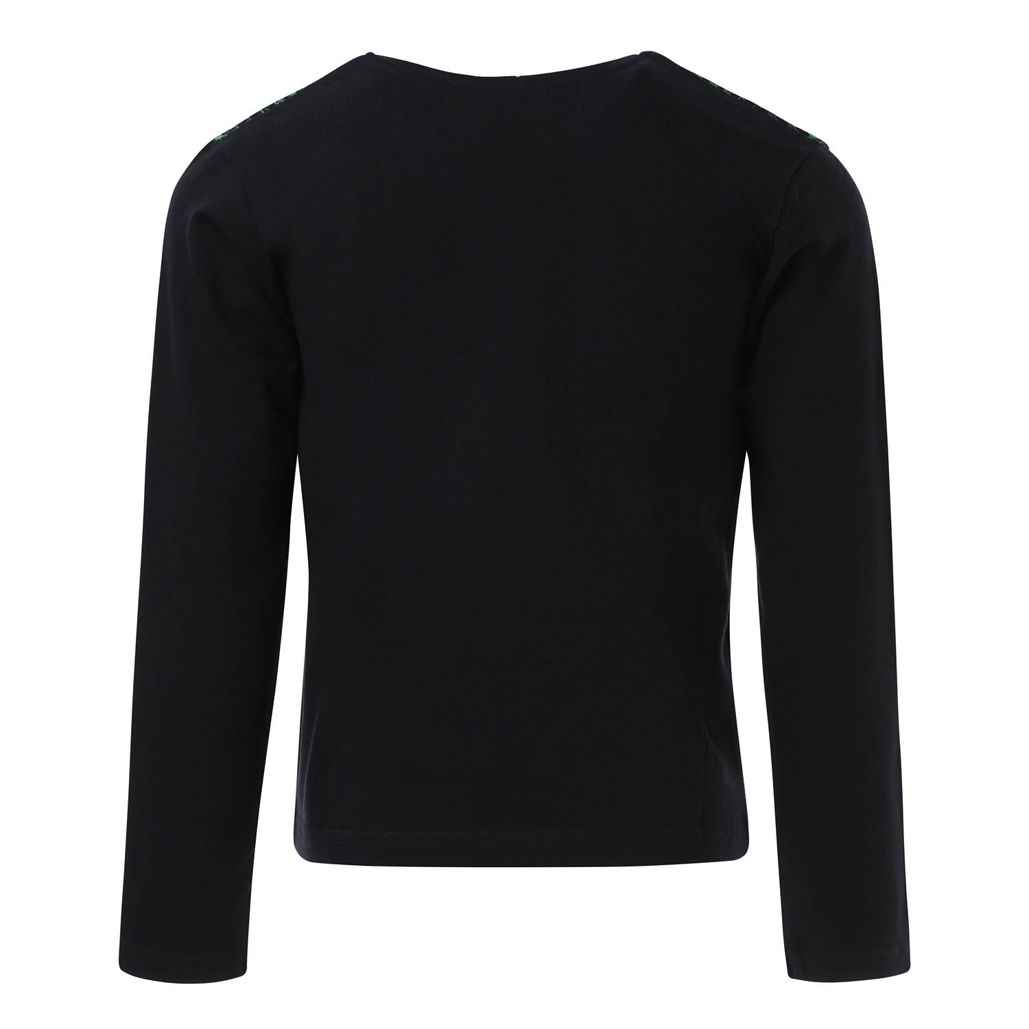 Black Longsleeve with Green Elements-2