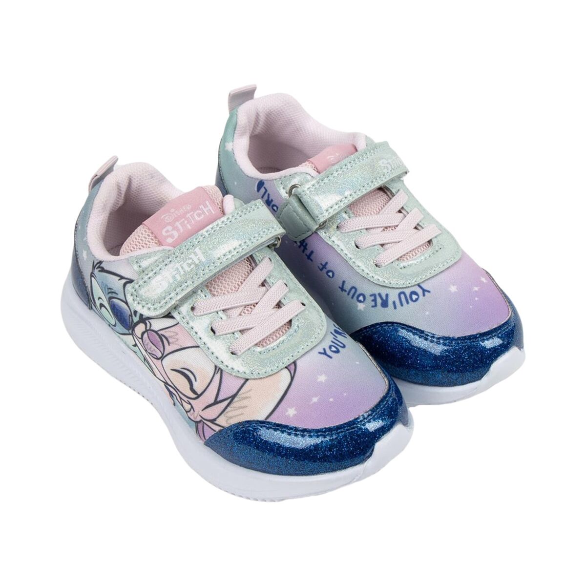 Sports Shoes for Kids Stitch Blue-0