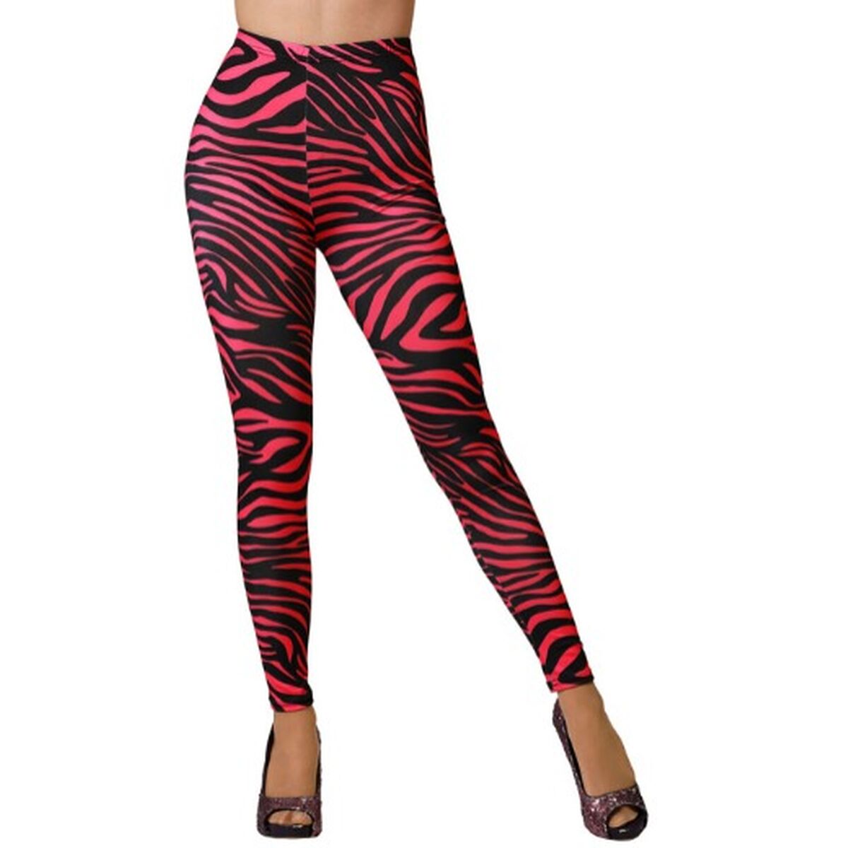Leggings Pink Stripes-0