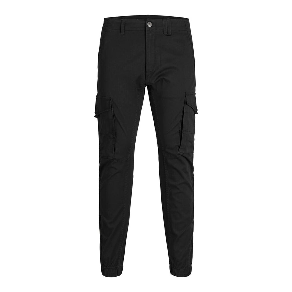Trousers Jack & Jones JPSTPAUL JJFLAKE CARGO NOOS 12139912 Black-0