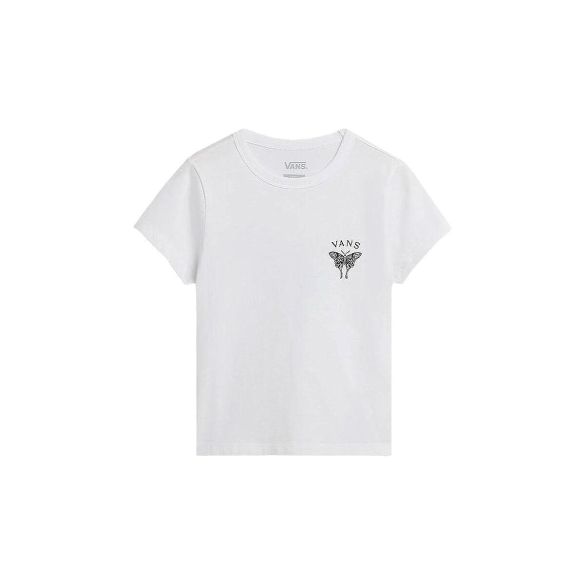 Women’s Short Sleeve T-Shirt Vans Catchers Club Mini White-0