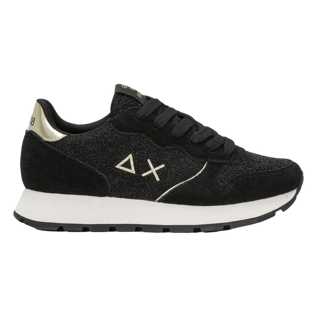 Women's casual trainers SUN68 ALLY GLITTER TEXTILE Z44204 11 Black-0