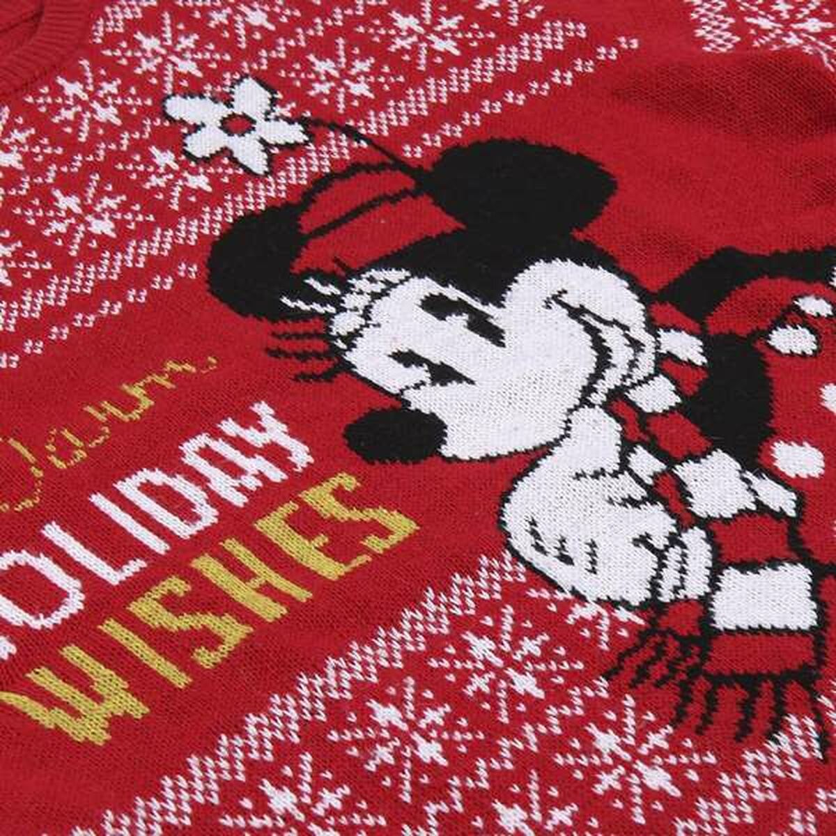 Women’s Jumper Minnie Mouse Red-1
