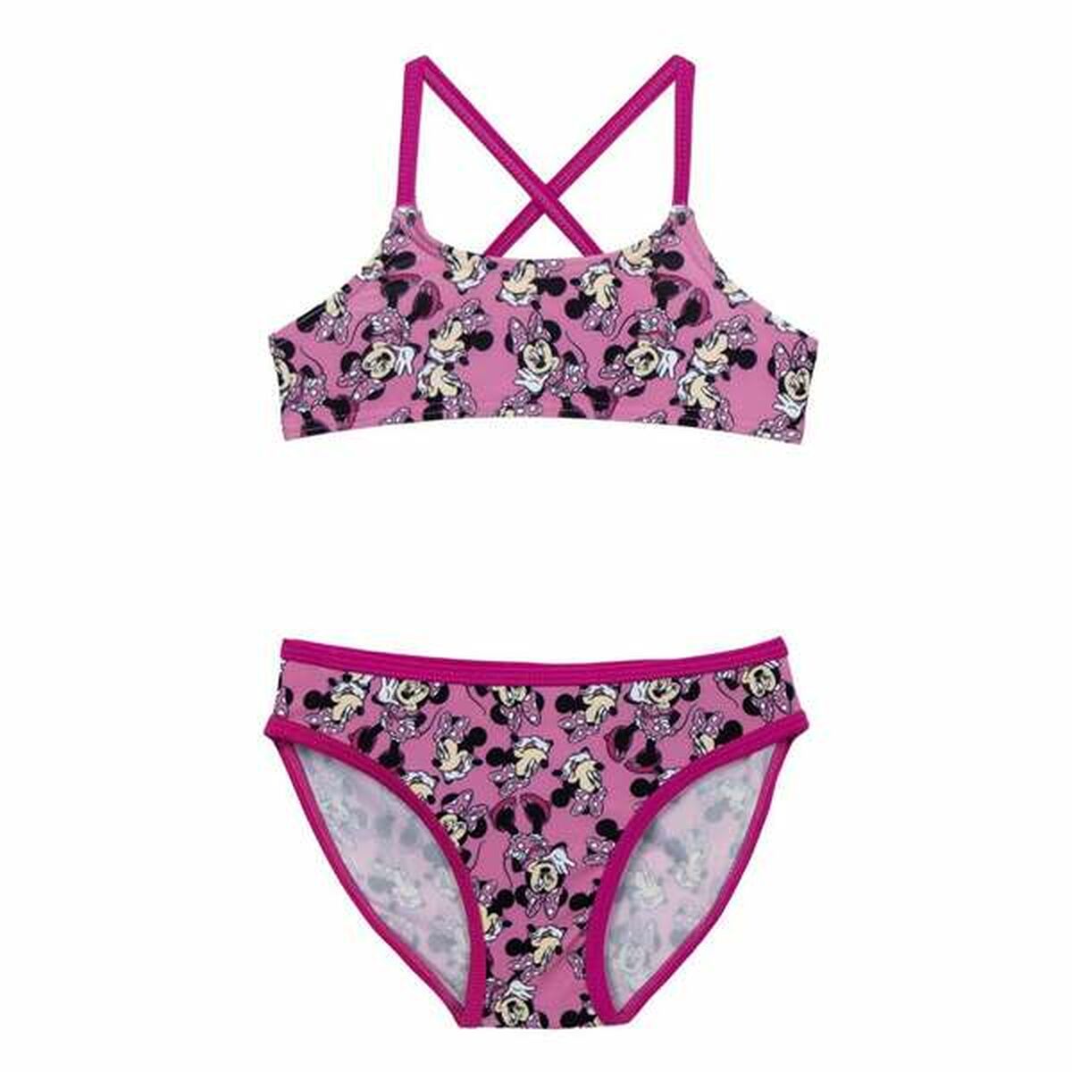 Bikini Bottoms For Girls Minnie Mouse Pink-0