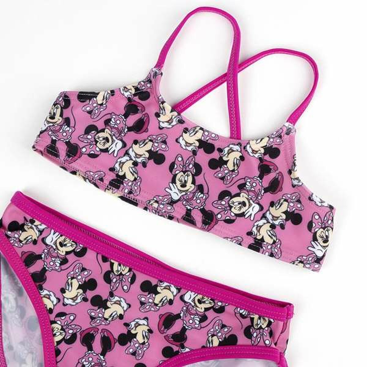 Bikini Bottoms For Girls Minnie Mouse Pink-1
