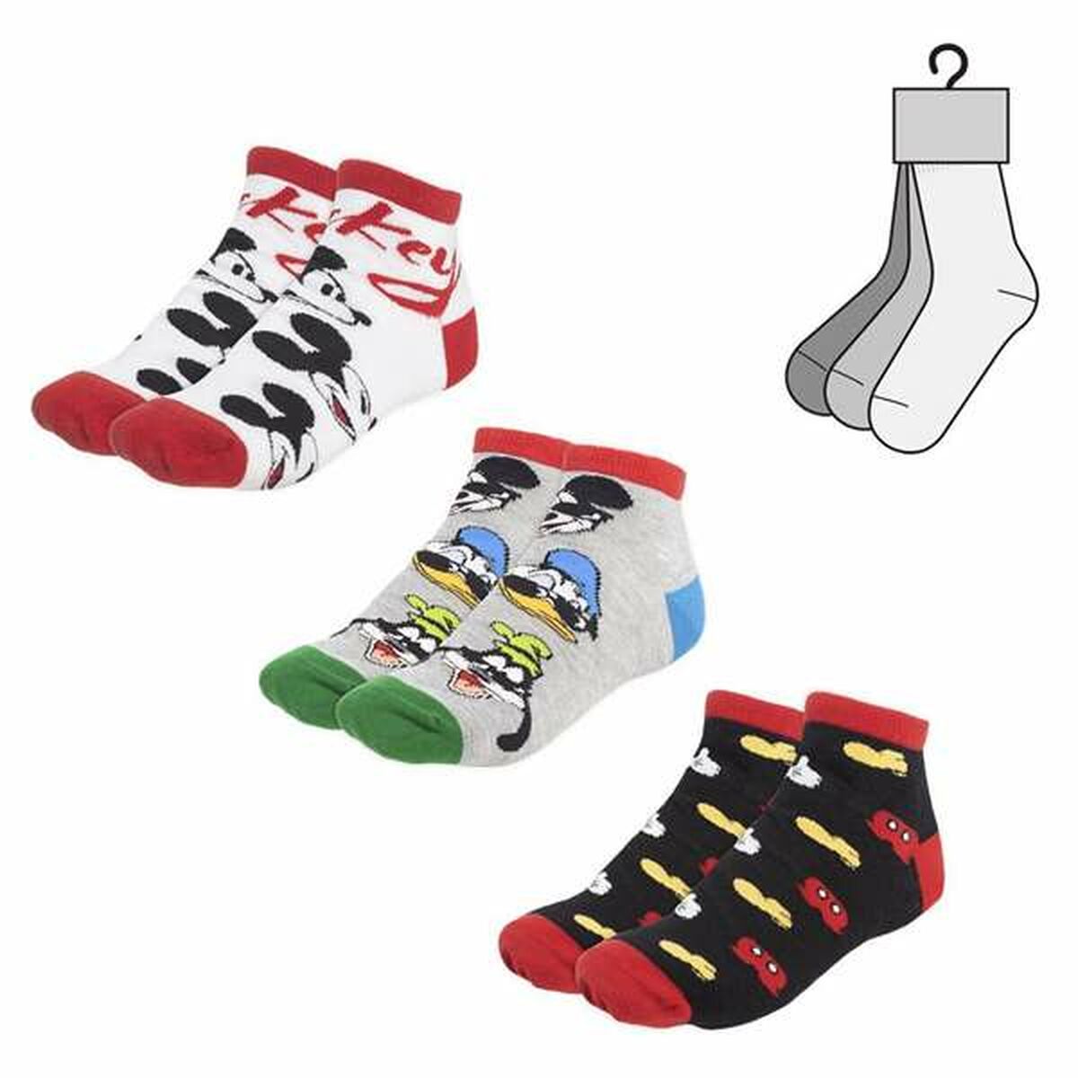 Socks Mickey Mouse Multicolour-0