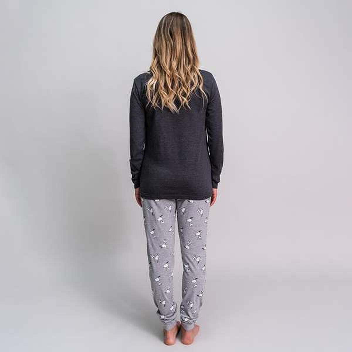 Pyjama Snoopy Grey-2