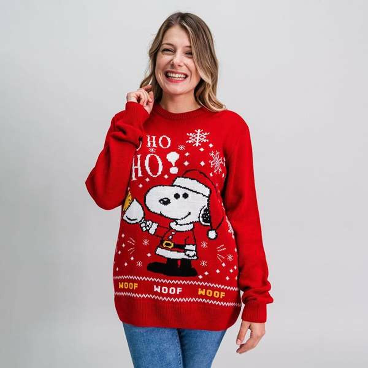 Unisex Jumper Snoopy Red-1