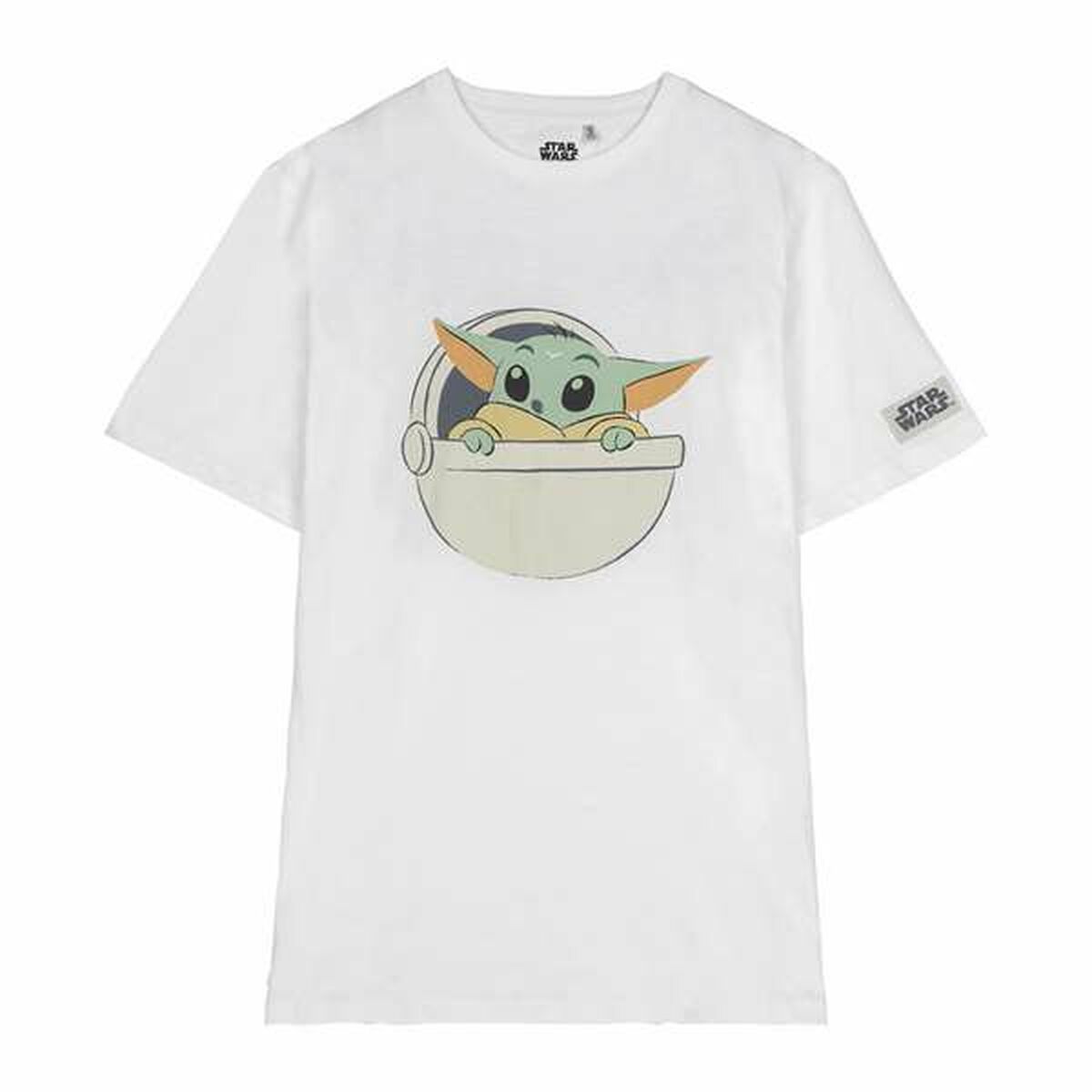 Women’s Short Sleeve T-Shirt The Mandalorian White-0