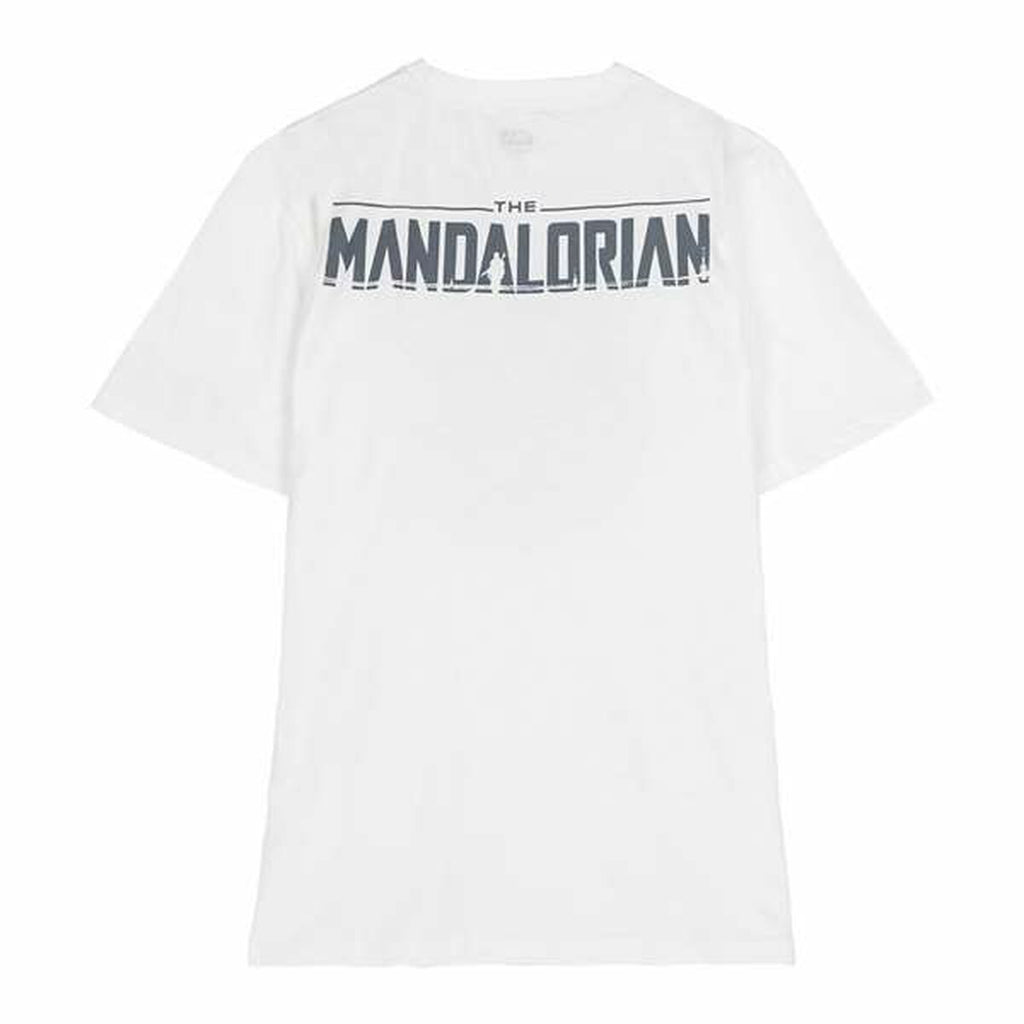 Women’s Short Sleeve T-Shirt The Mandalorian White-1