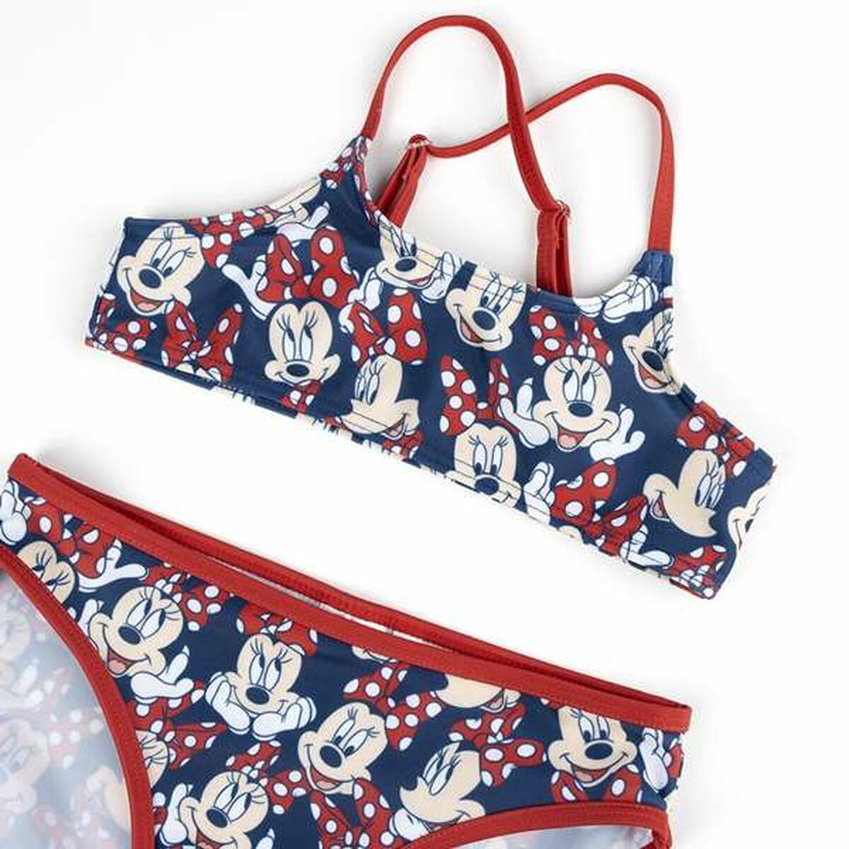 Bikini Bottoms For Girls Minnie Mouse Red-1