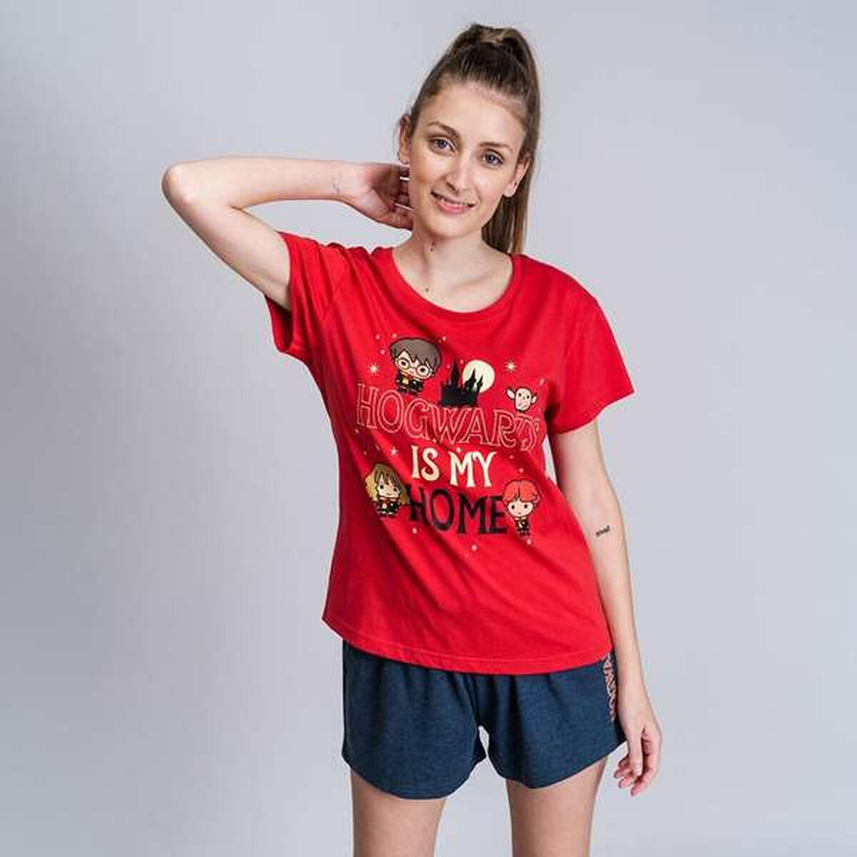 Pyjama Harry Potter Dark Red-3