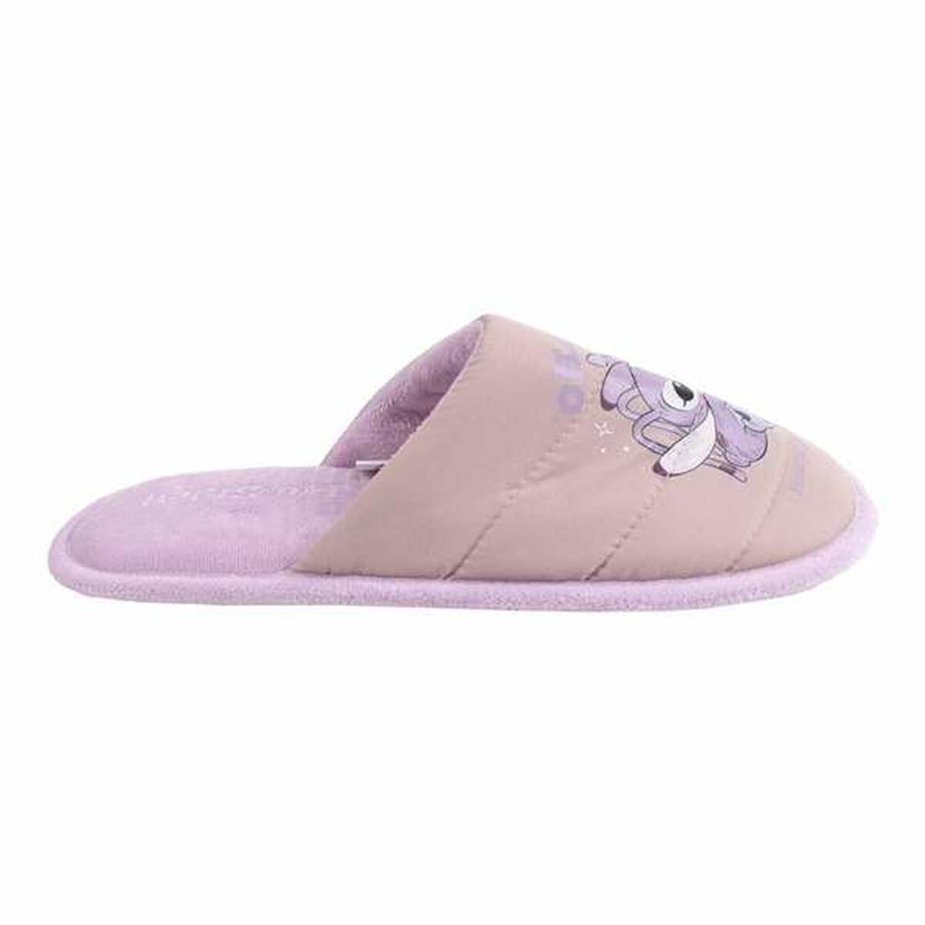 House Slippers Stitch Lilac-4