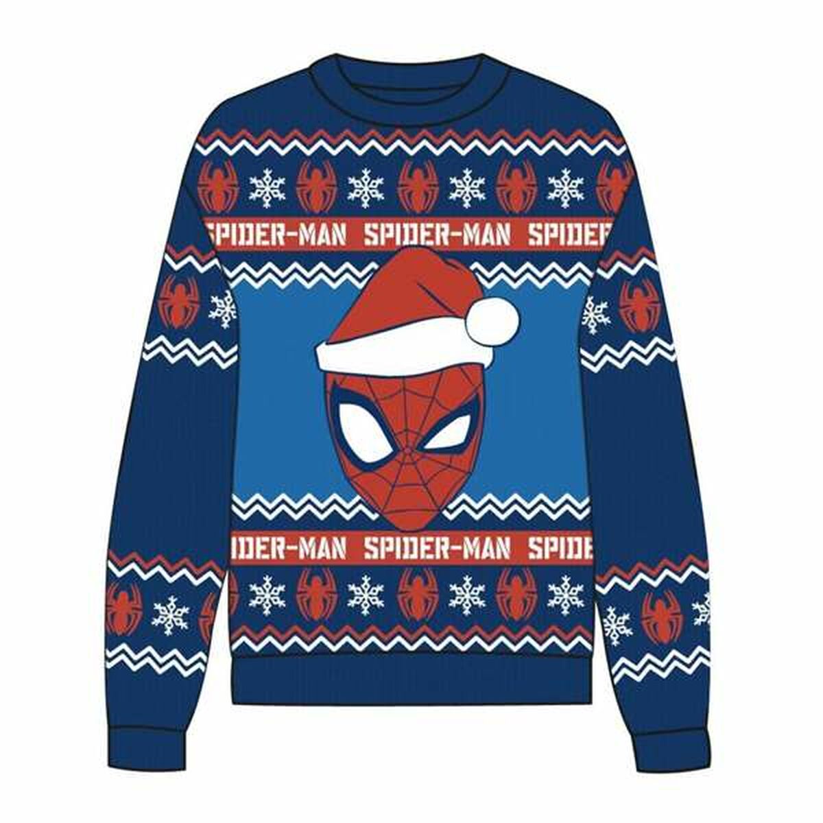 Unisex Jumper Spider-Man Blue-0
