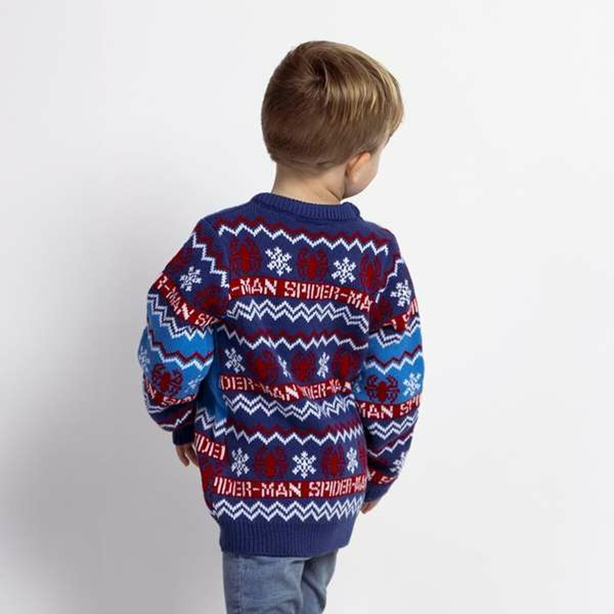 Unisex Jumper Spider-Man Blue-1