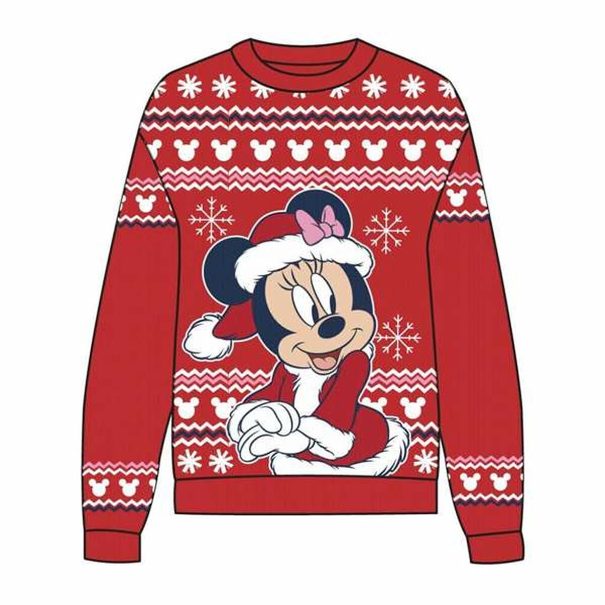 Unisex Jumper Minnie Mouse Red-0