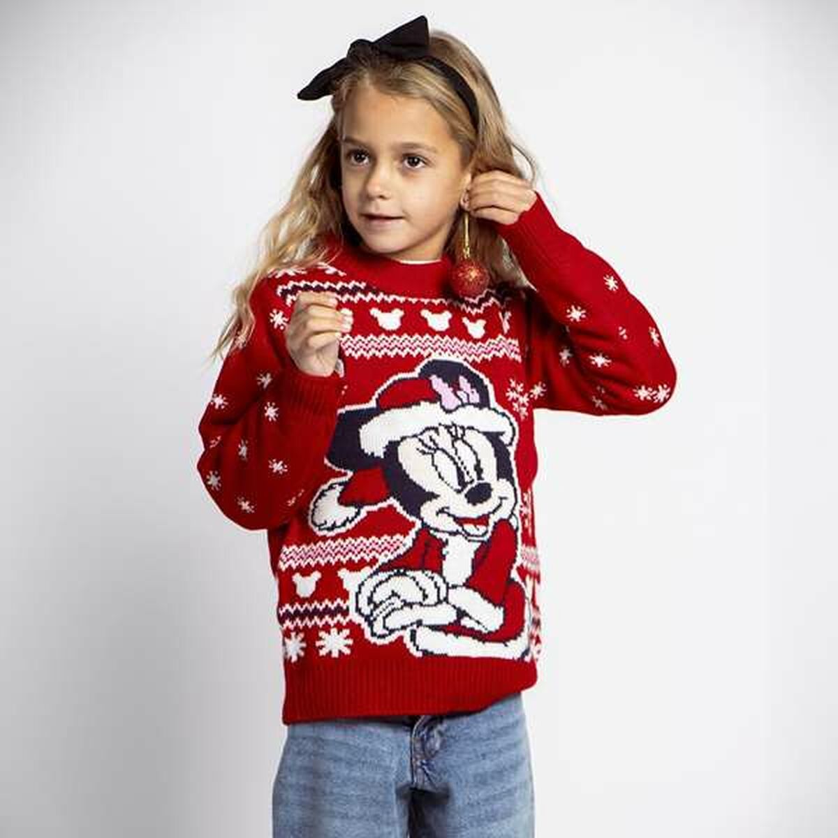 Unisex Jumper Minnie Mouse Red-2