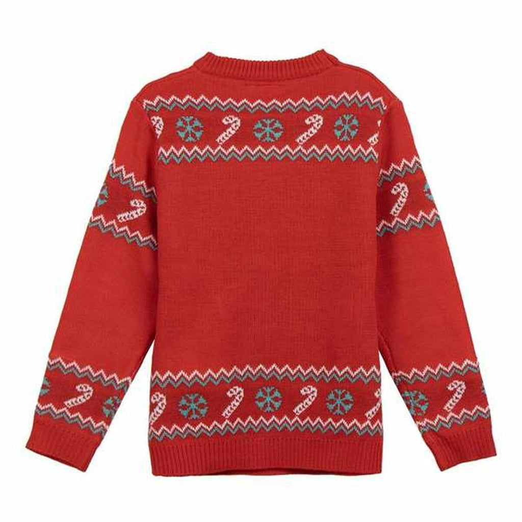 Unisex Jumper Stitch Red-1