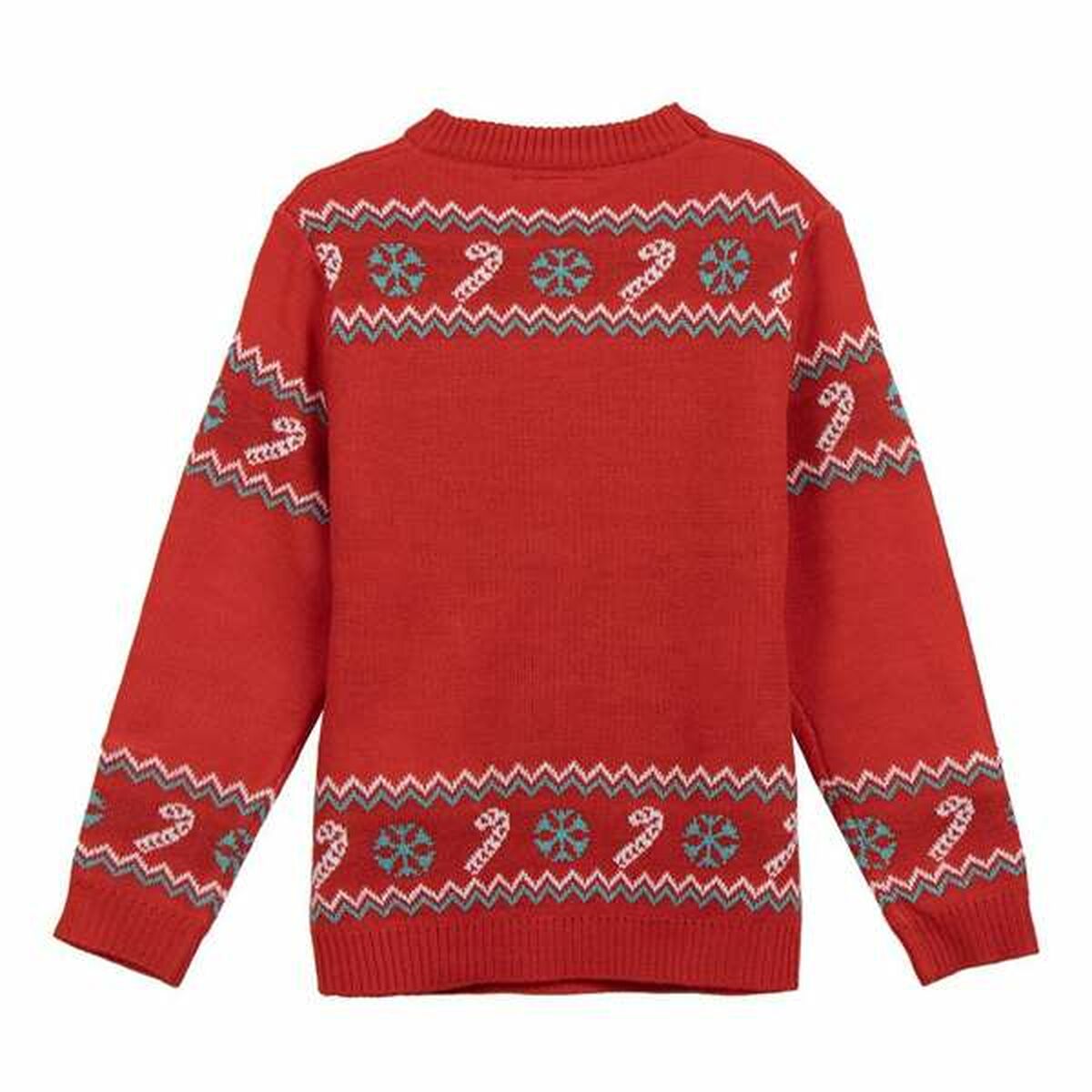 Unisex Jumper Stitch Red-1