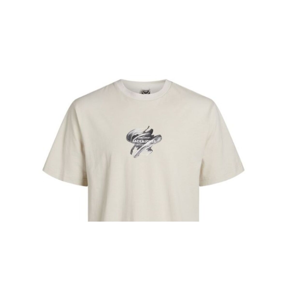 Children’s Short Sleeve T-Shirt Jack & Jones Jcotint Tee Ss Crew Beige-2