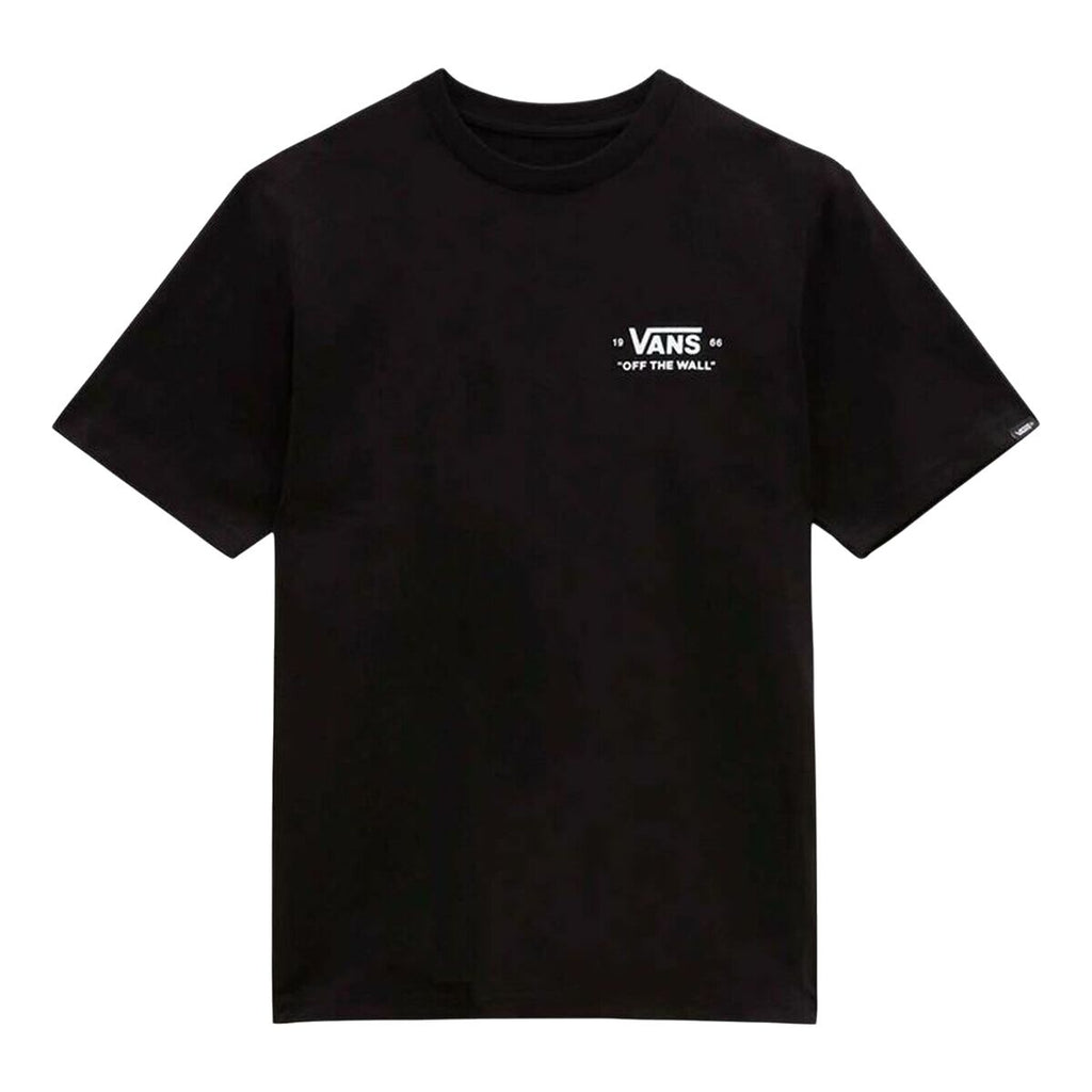 Child's Short Sleeve T-Shirt Vans Essential Black-0