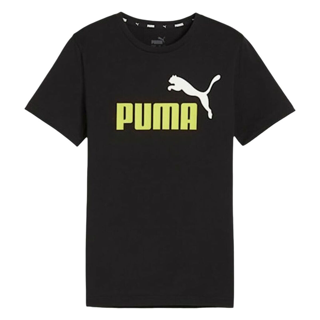 Child's Short Sleeve T-Shirt Puma Essentials+ 2 Colour-0