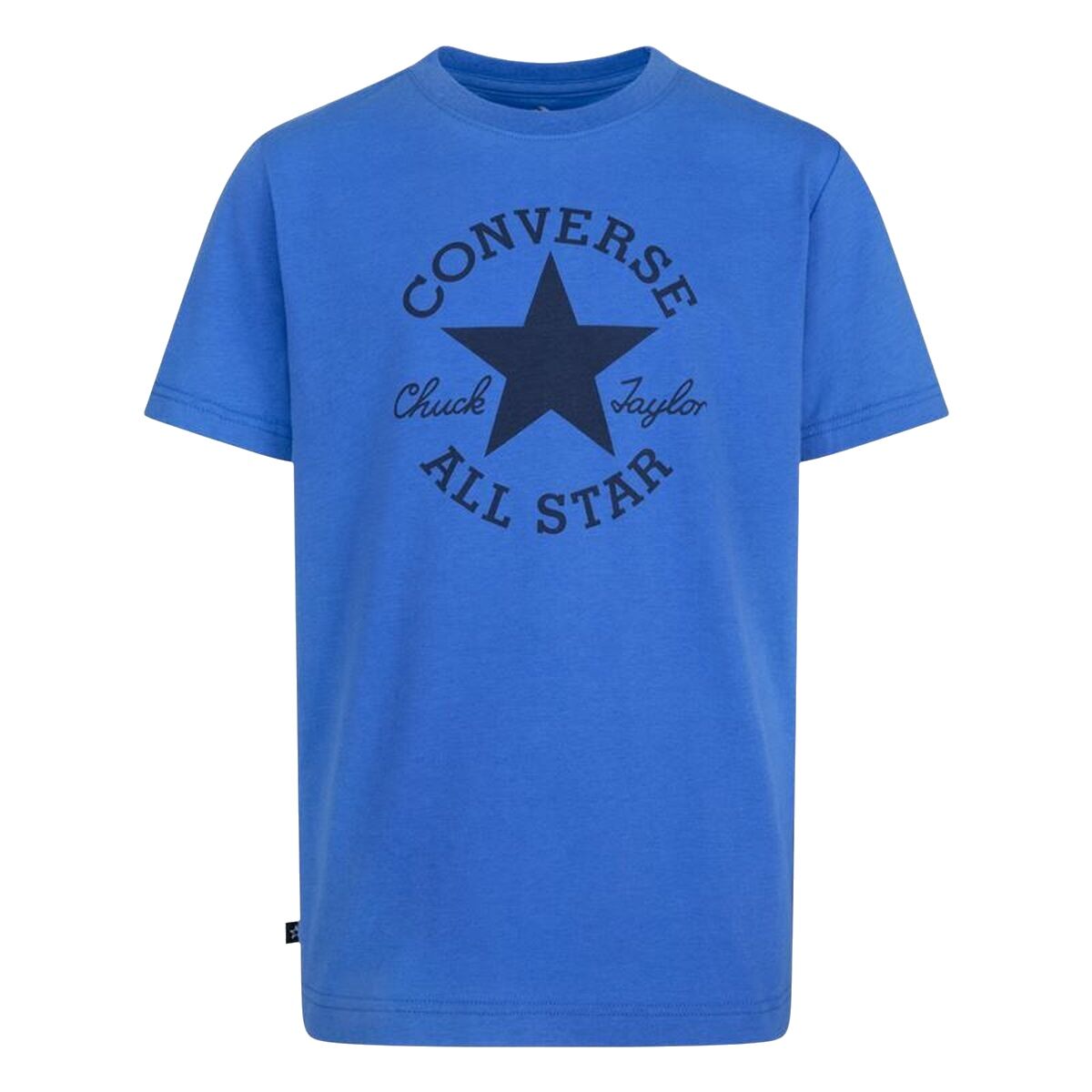 Child's Short Sleeve T-Shirt Converse Sustainable Core Sse Blue-0