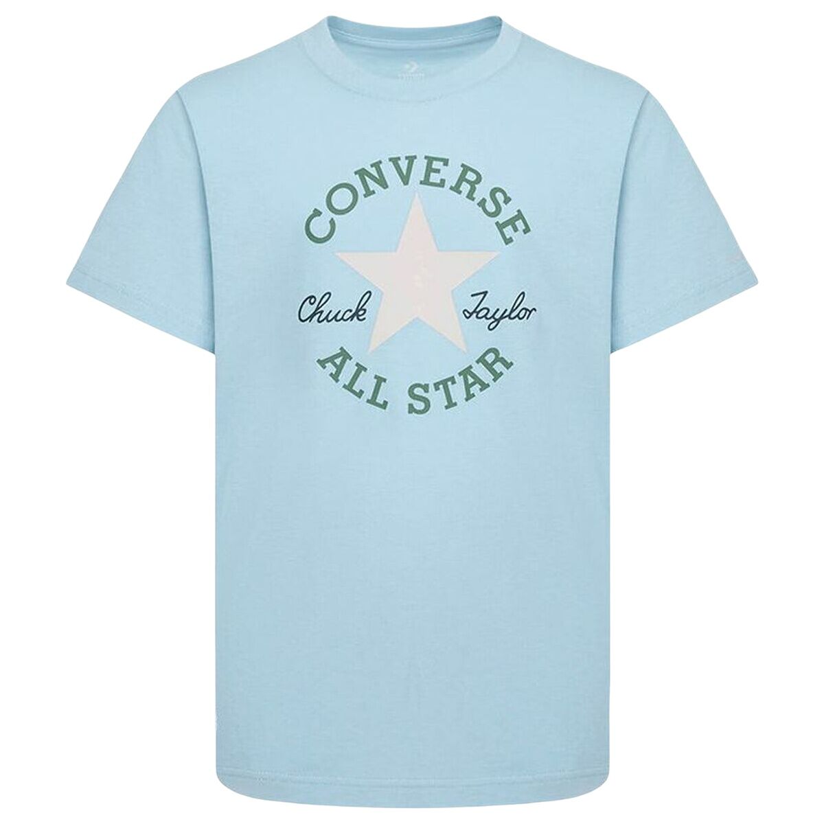 Child's Short Sleeve T-Shirt Converse Sustainable Core Sse Sky blue-0