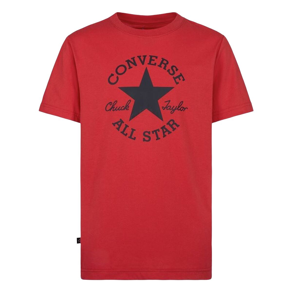 Child's Short Sleeve T-Shirt Converse Sustainable Core Sse Red-0