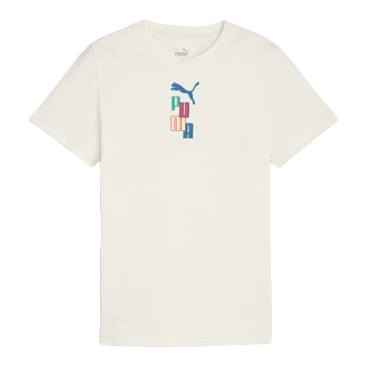 Child's Short Sleeve T-Shirt Puma Ready Set Better-0